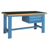 重型工作臺高分子桌板帶兩吊抽，GF1500-B，GF1800-B，GF2000-B