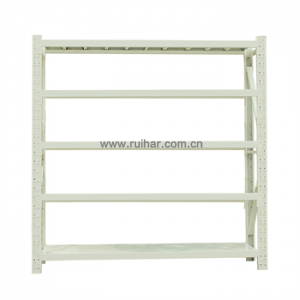 中型貨架主架（五層擱板，500kg/層）白色