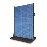 固定型雙面物料架960×630×1450mm(4方孔2百葉)，KR-2342