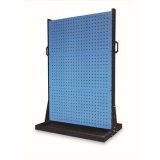 固定型雙面物料架960×630×1450mm(4方孔2百葉)，KR-2342