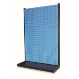 固定型單面物料架960×375×1450mm(1方孔2百葉)，KR-1312